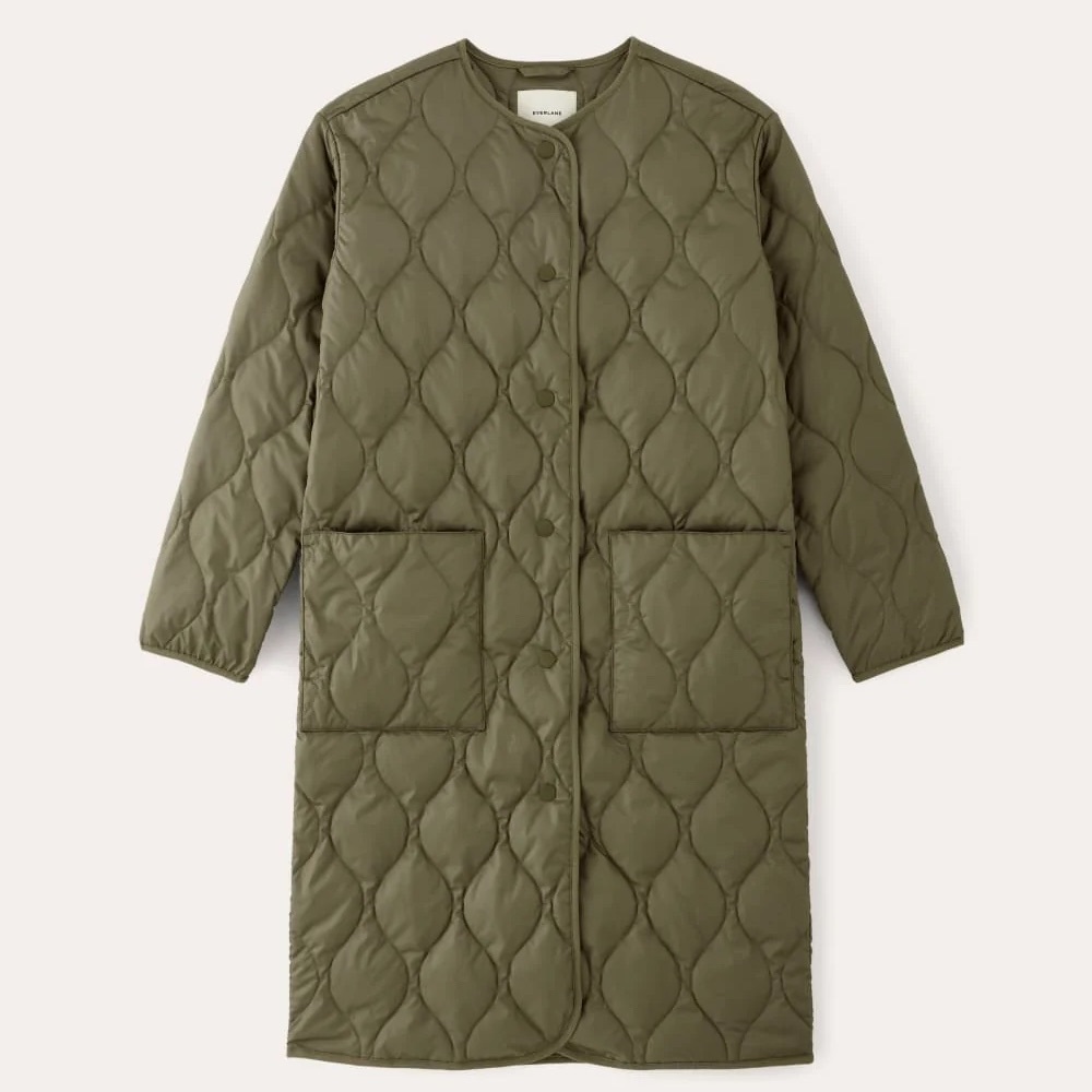 Everlane The Long Quilted Liner XS NWT